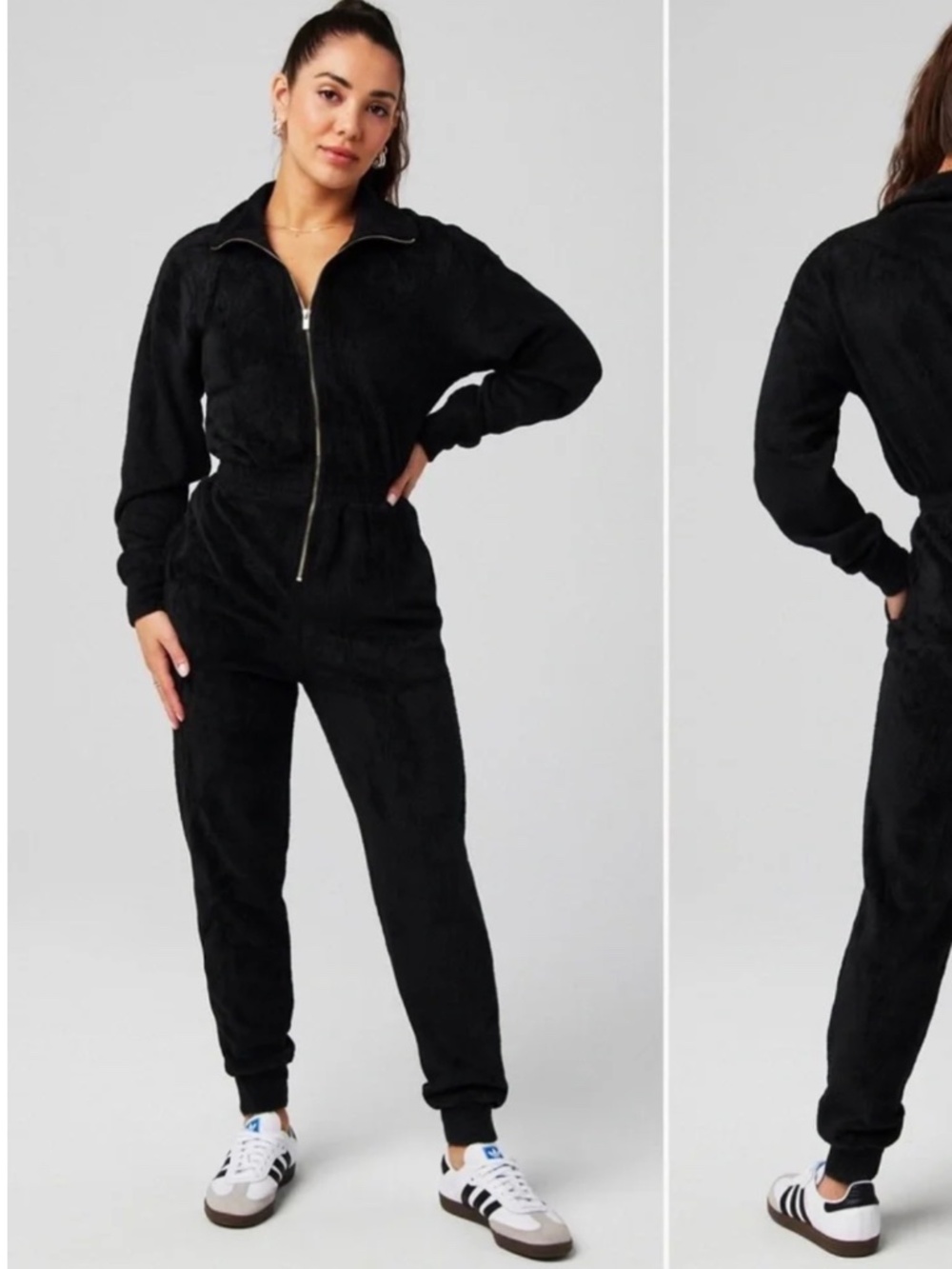 NEW Fabletics Cozy Cord Zip Onesie - nwt in package